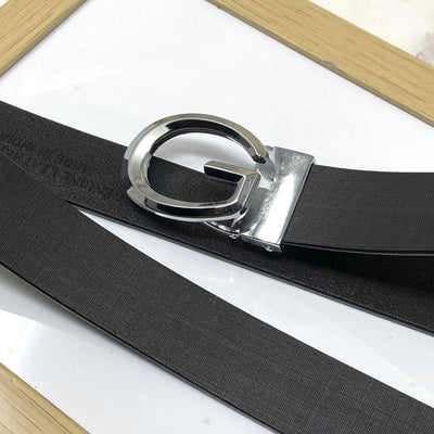 Classic G-Pattern Formal and Casual Leather Strap Belt -UniqueandClassy