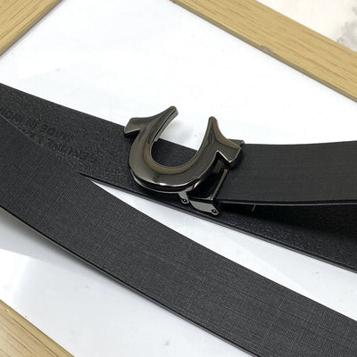 U-Pattern Formal and Casual Leather Strap belt-UniqueandClassy