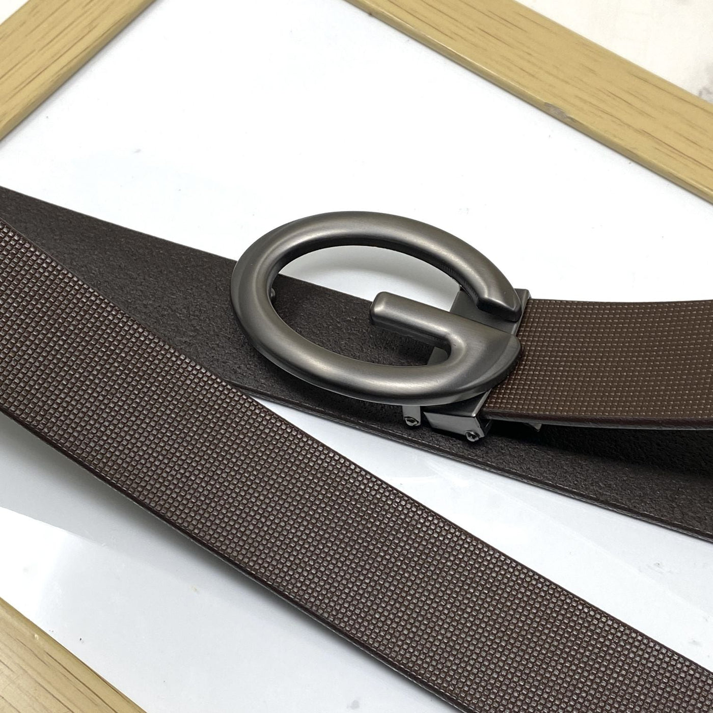 Simple G-Design Formal and Leather Strap Belt-UniqueandClassy