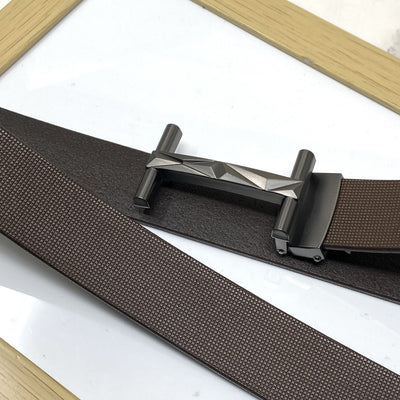 New Arrival H- Pattern Formal and Casual Leather Strap Belt-UniqueandClassy