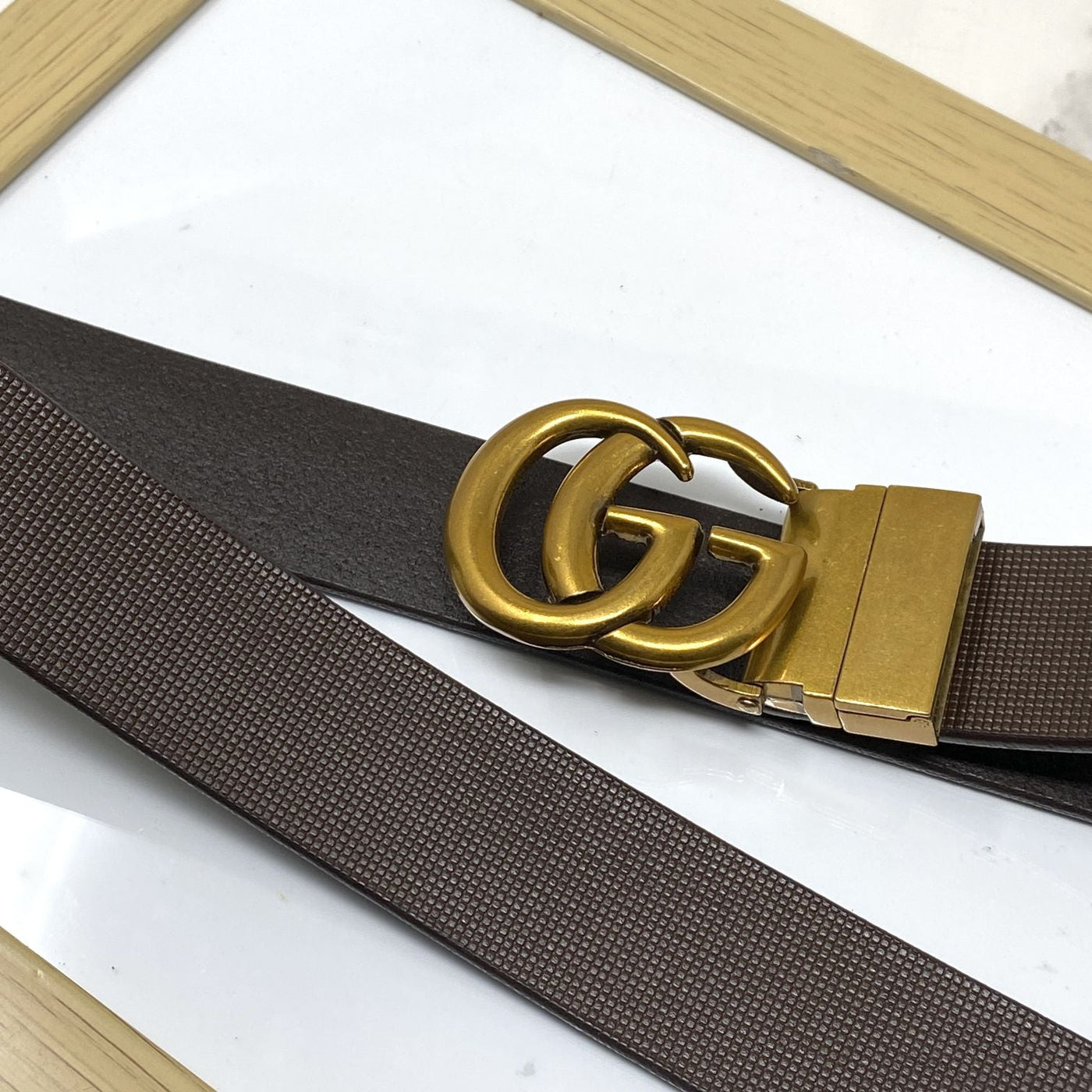 Formal and Casual GG Leather Strap Belt-UniqueandClassy