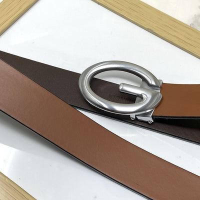Simple G-Design Formal and Leather Strap Belt-UniqueandClassy