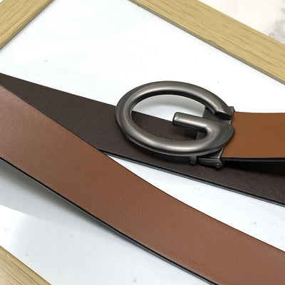 Simple G-Design Formal and Leather Strap Belt-UniqueandClassy