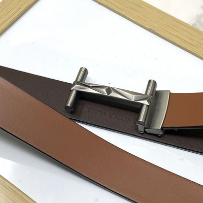 New Arrival H- Pattern Formal and Casual Leather Strap Belt-UniqueandClassy