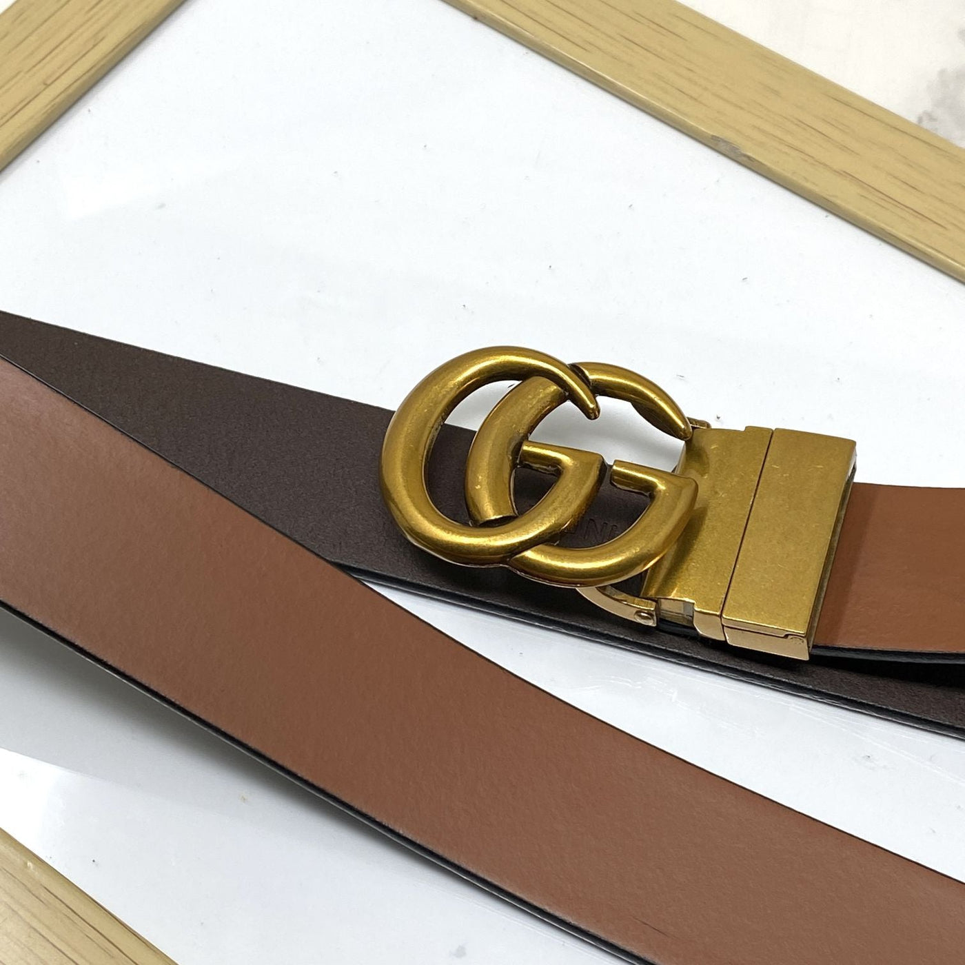 Formal and Casual GG Leather Strap Belt-UniqueandClassy