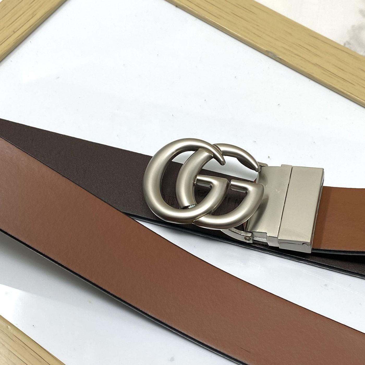 Formal and Casual GG Leather Strap Belt-UniqueandClassy