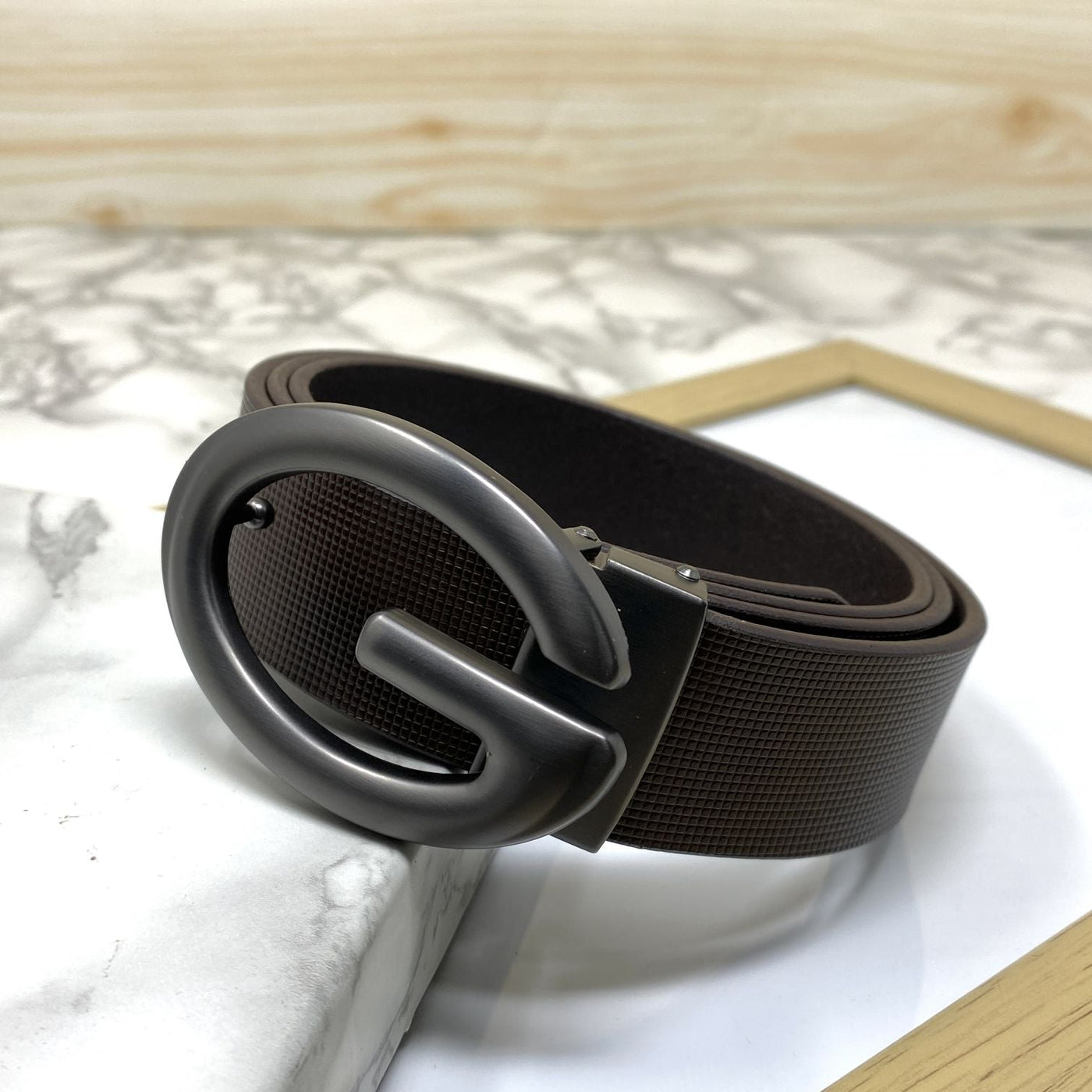 Simple G-Design Formal and Leather Strap Belt-UniqueandClassy