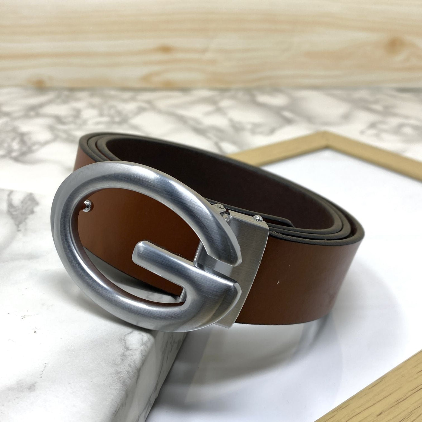 Simple G-Design Formal and Leather Strap Belt-UniqueandClassy