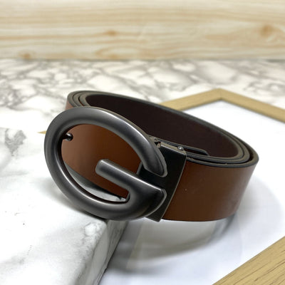 Simple G-Design Formal and Leather Strap Belt-UniqueandClassy