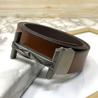 New Arrival H- Pattern Formal and Casual Leather Strap Belt-UniqueandClassy