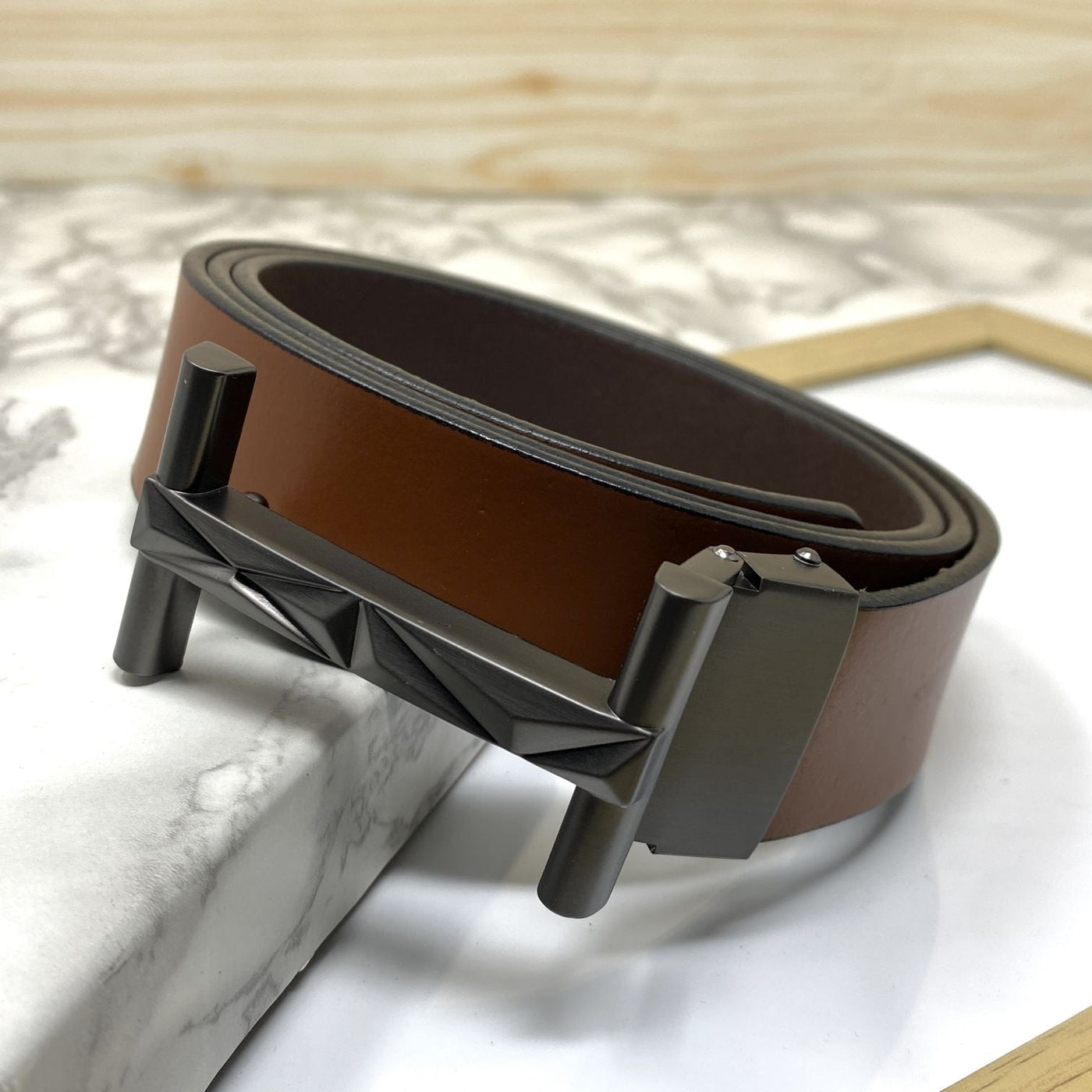 New Arrival H- Pattern Formal and Casual Leather Strap Belt-UniqueandClassy