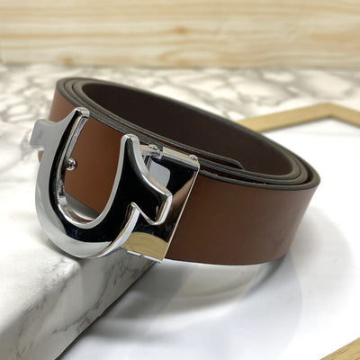 U-Pattern Formal and Casual Leather Strap belt-UniqueandClassy