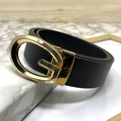 Classic G-Pattern Formal and Casual Leather Strap Belt -UniqueandClassy