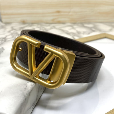 Casual V-Pattern Leather Strap Belt-UniqueandClassy