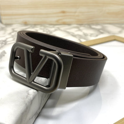 Casual V-Pattern Leather Strap Belt-UniqueandClassy