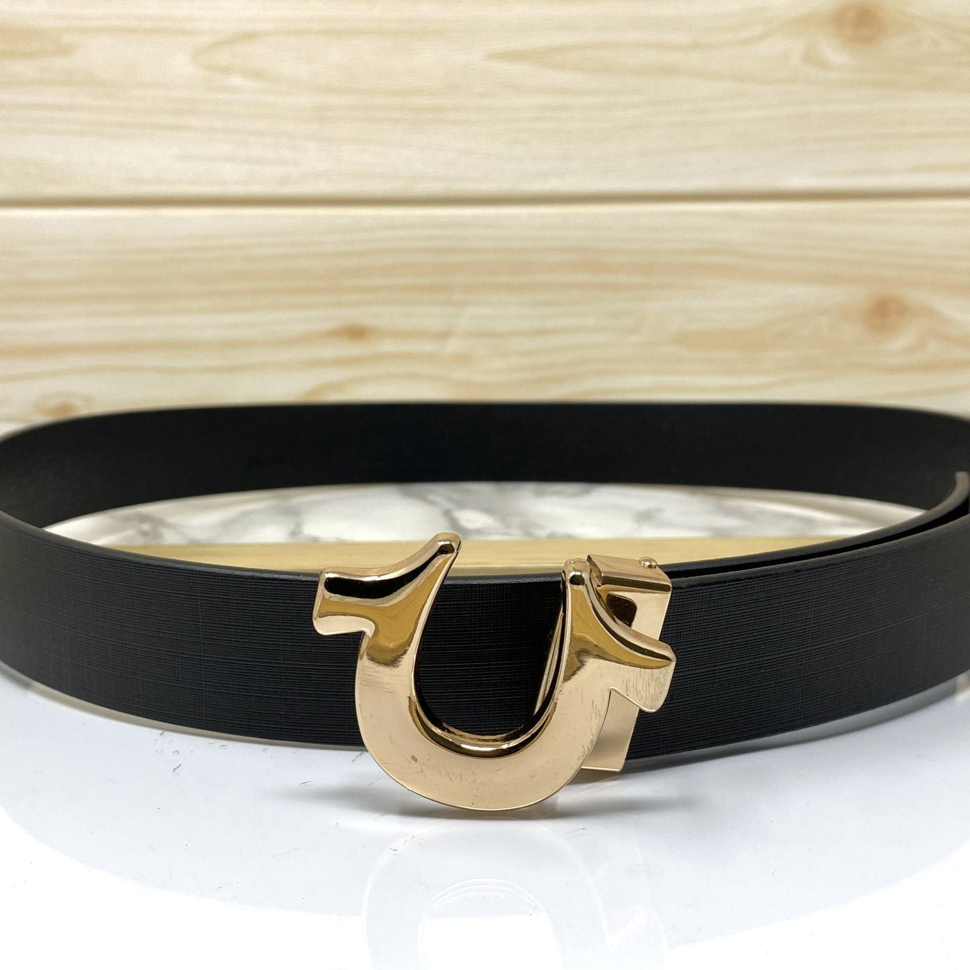 U-Pattern Formal and Casual Leather Strap belt-UniqueandClassy