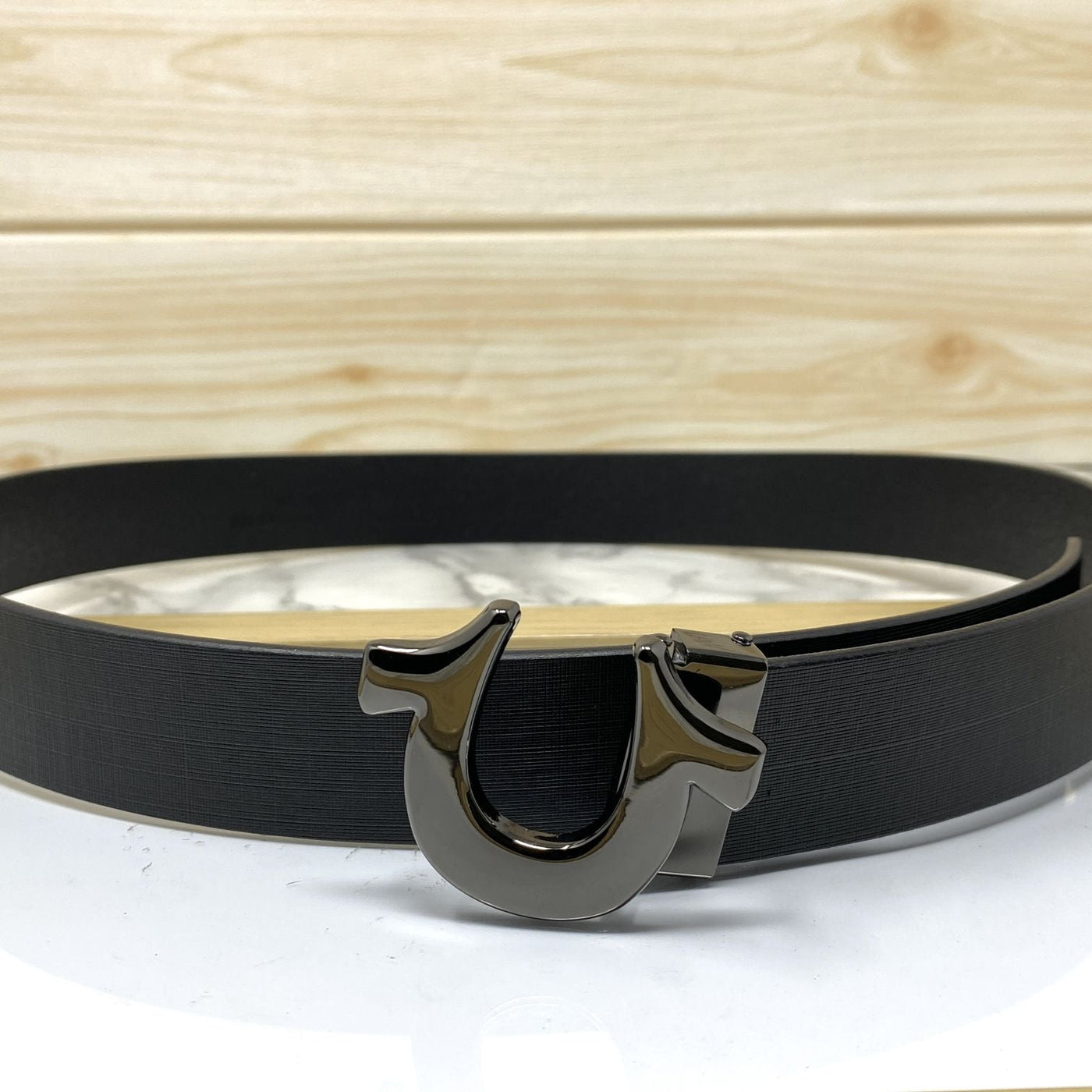 U-Pattern Formal and Casual Leather Strap belt-UniqueandClassy