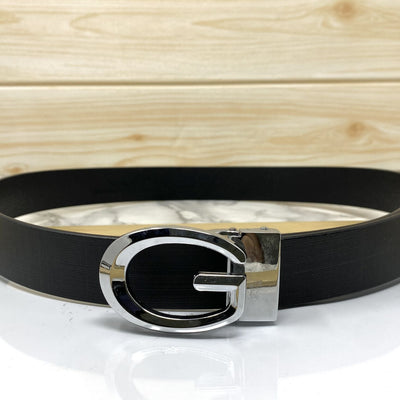 Classic G-Pattern Formal and Casual Leather Strap Belt -UniqueandClassy