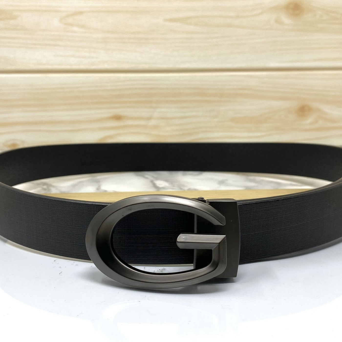 Classic G-Pattern Formal and Casual Leather Strap Belt -UniqueandClassy