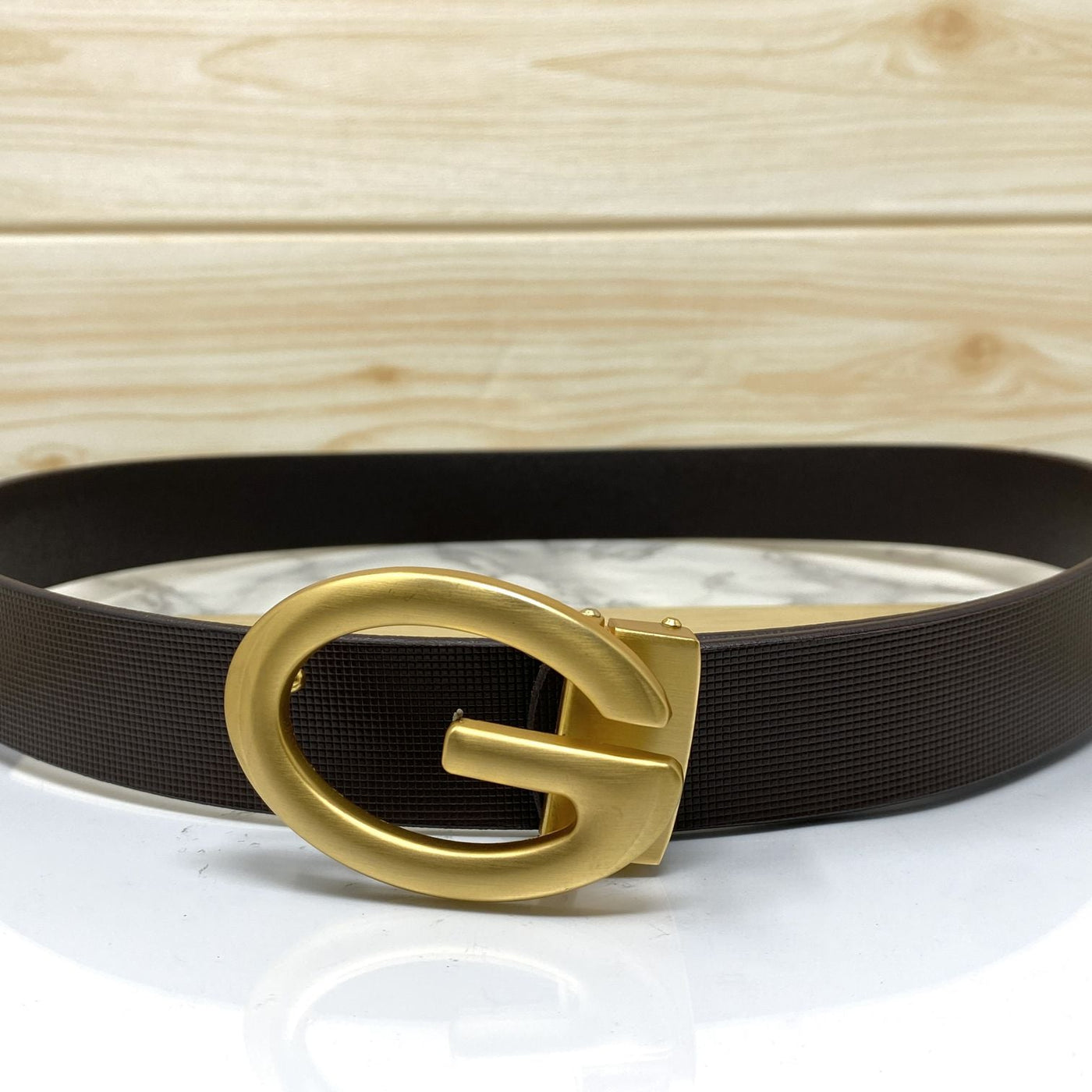 Simple G-Design Formal and Leather Strap Belt-UniqueandClassy