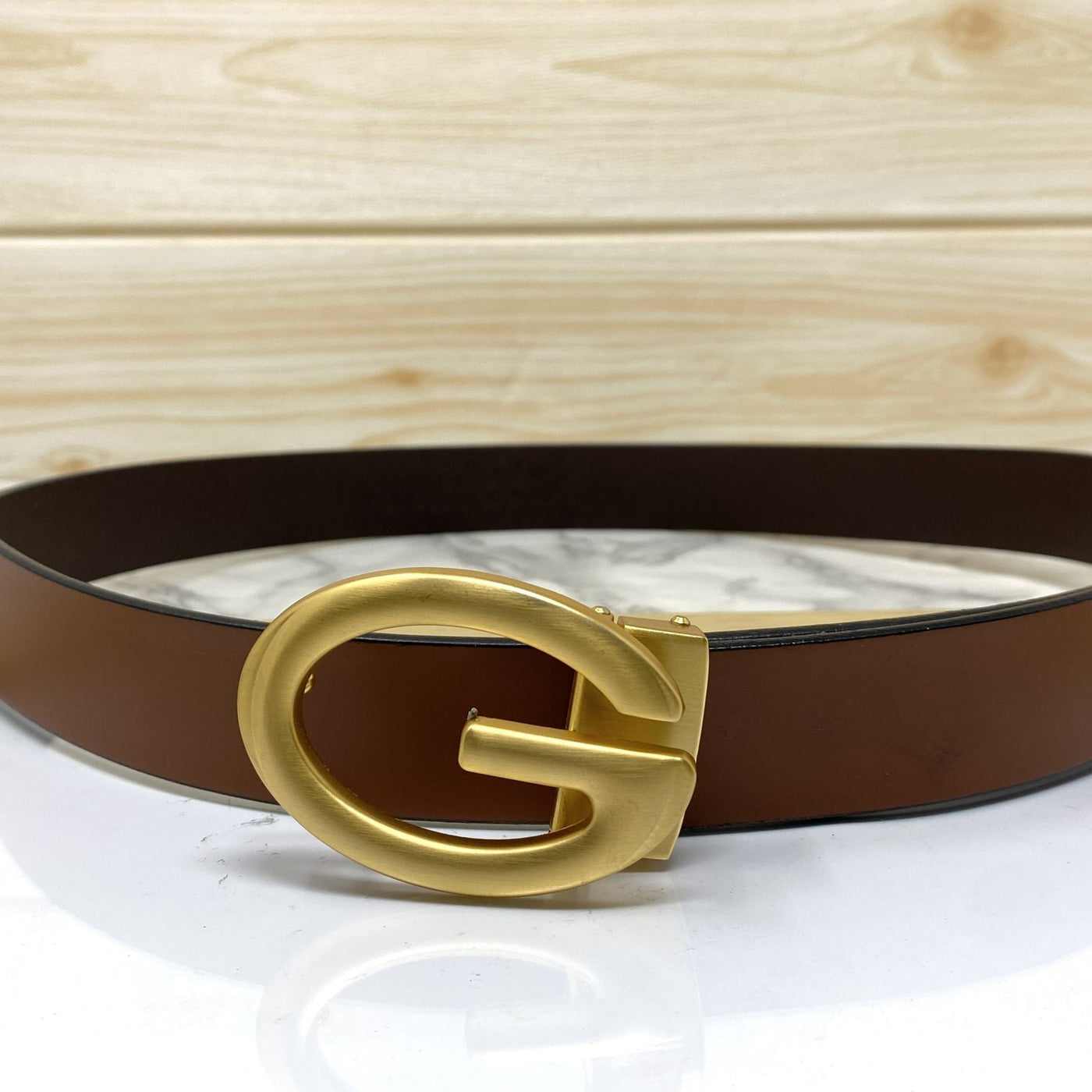 Simple G-Design Formal and Leather Strap Belt-UniqueandClassy