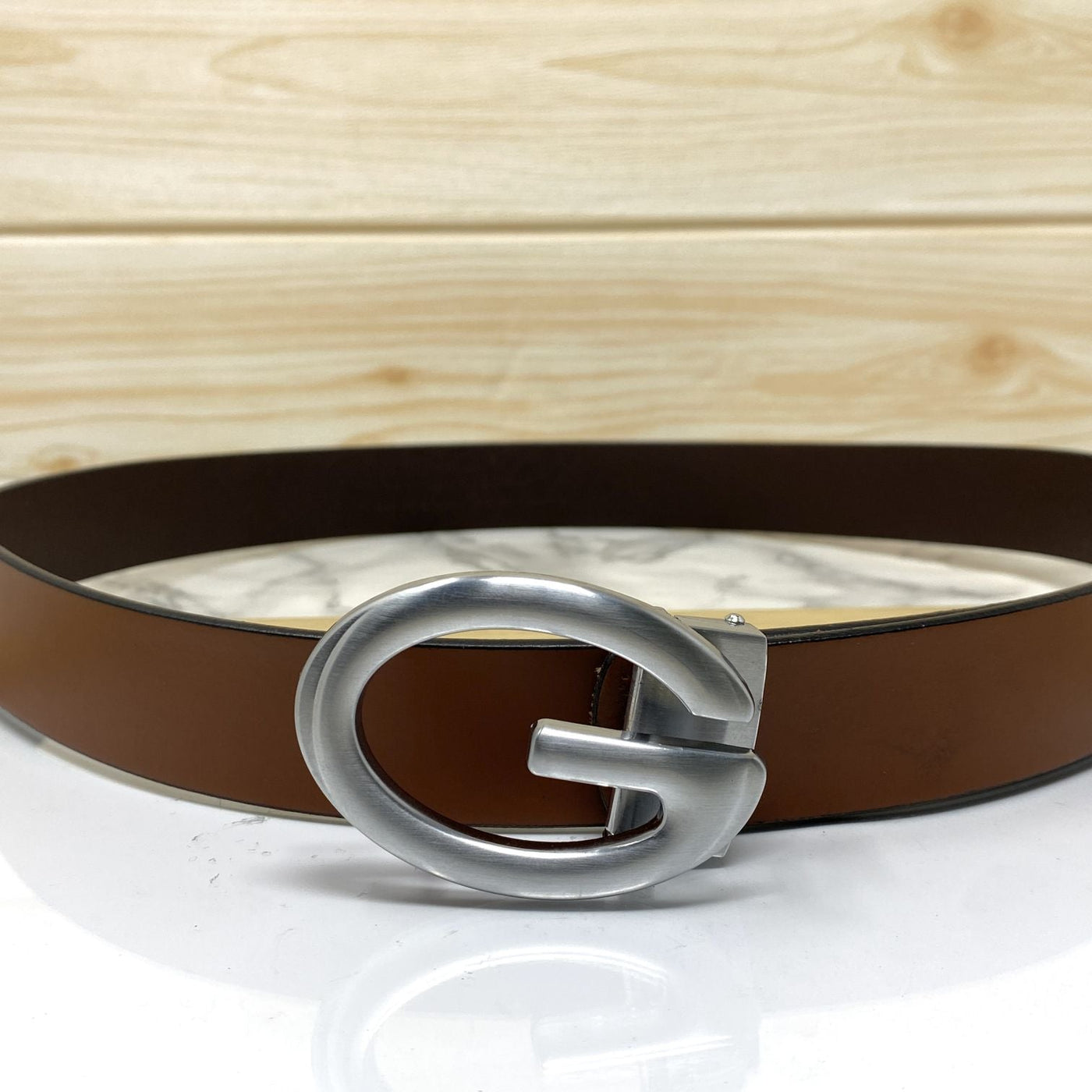 Simple G-Design Formal and Leather Strap Belt-UniqueandClassy