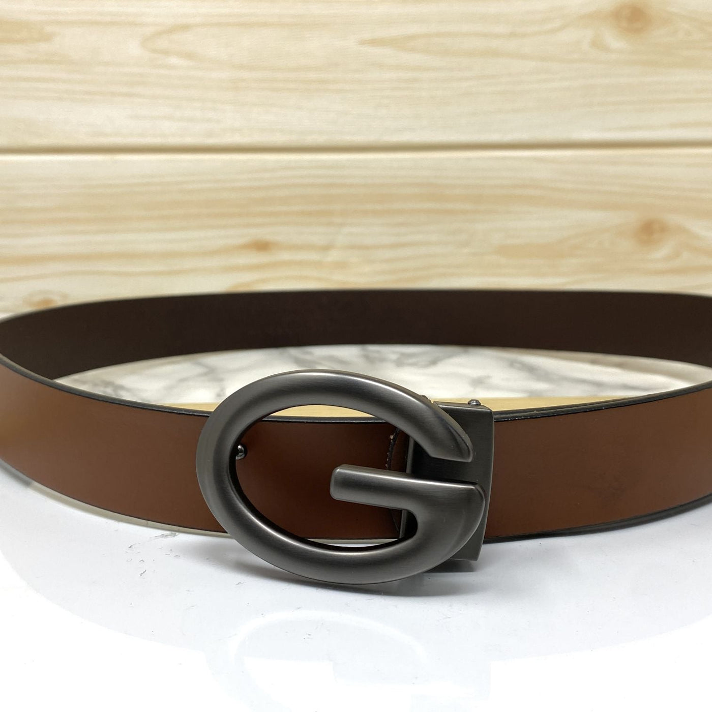 Simple G-Design Formal and Leather Strap Belt-UniqueandClassy