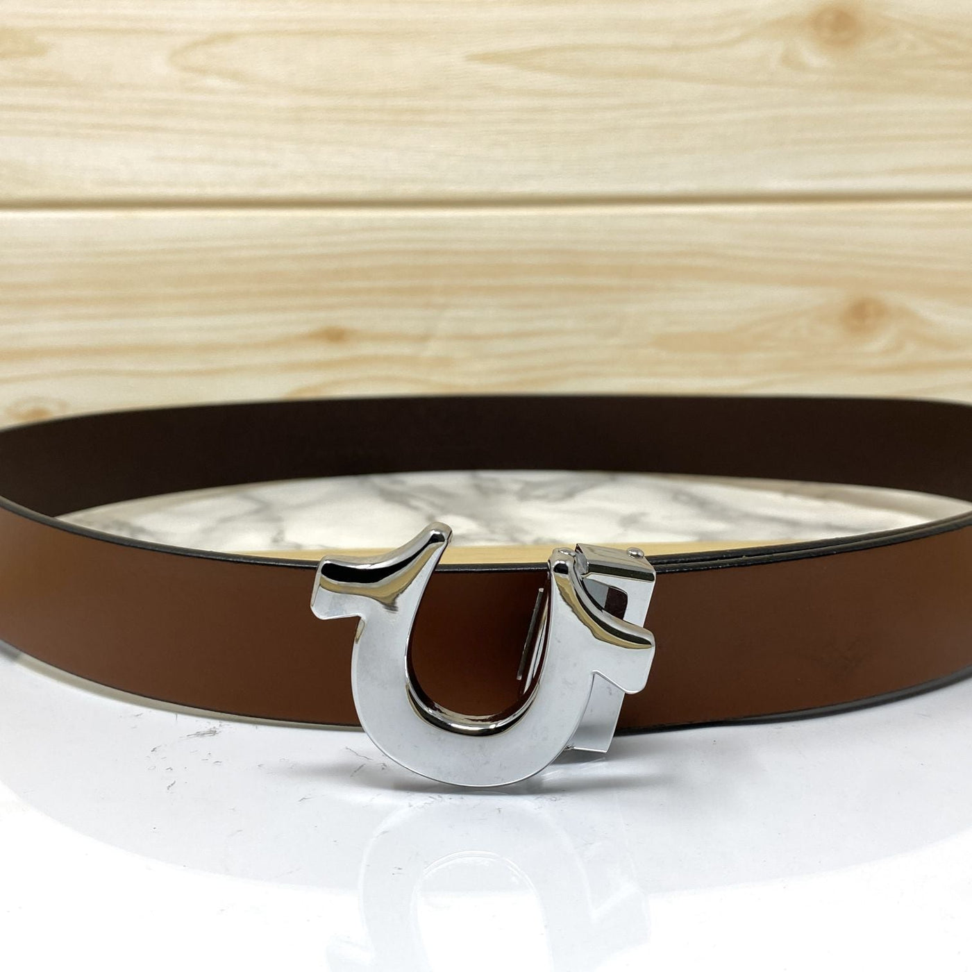 U-Pattern Formal and Casual Leather Strap belt-UniqueandClassy