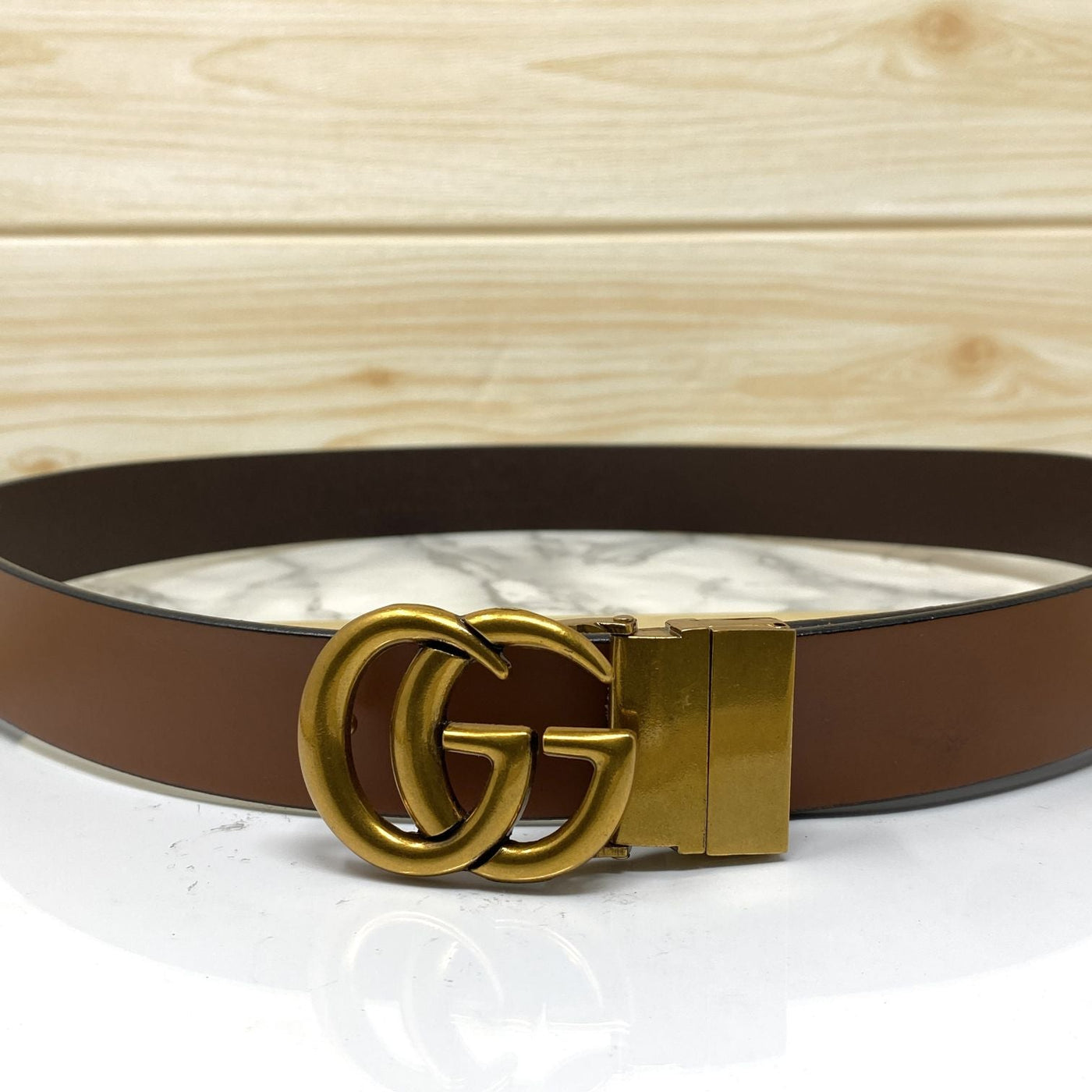 Formal and Casual GG Leather Strap Belt-UniqueandClassy