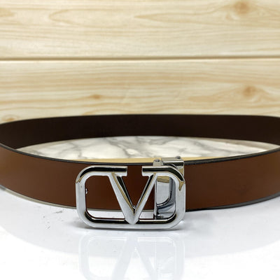 Casual V-Pattern Leather Strap Belt-UniqueandClassy