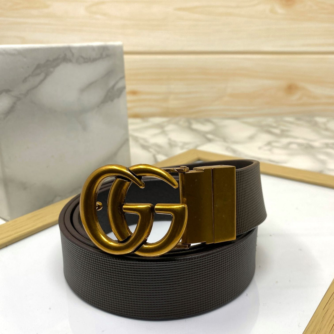 Formal and Casual GG Leather Strap Belt-UniqueandClassy