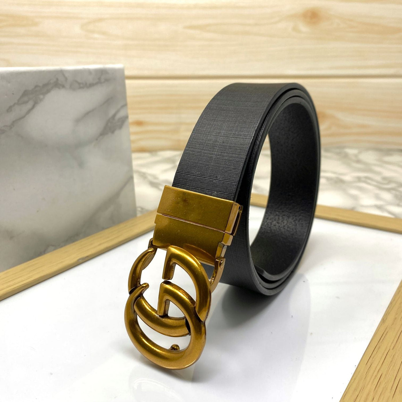 Formal and Casual GG Leather Strap Belt-UniqueandClassy