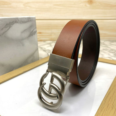 Formal and Casual GG Leather Strap Belt-UniqueandClassy