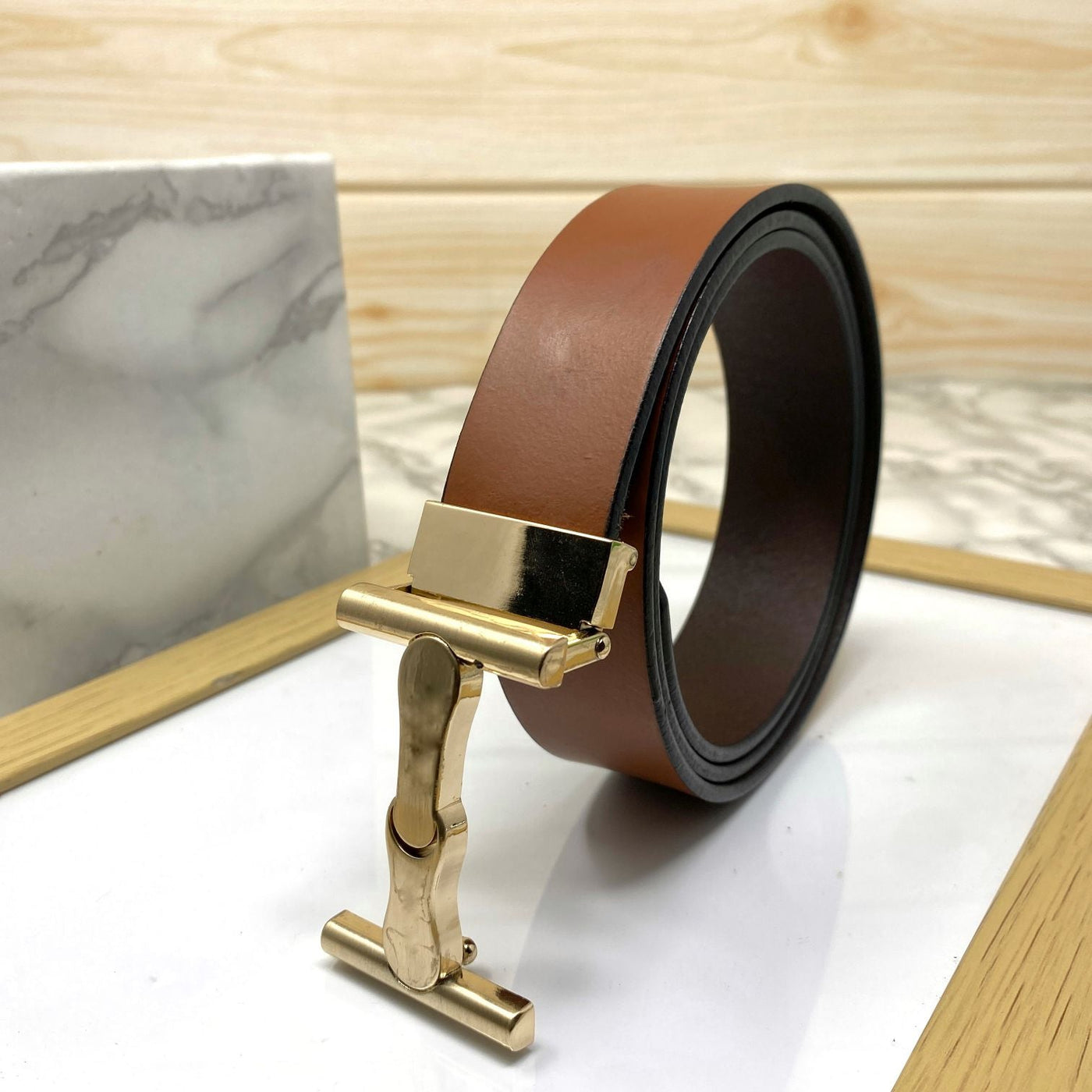 Vintage Design Leather Strap Belt-UniqueandClassy