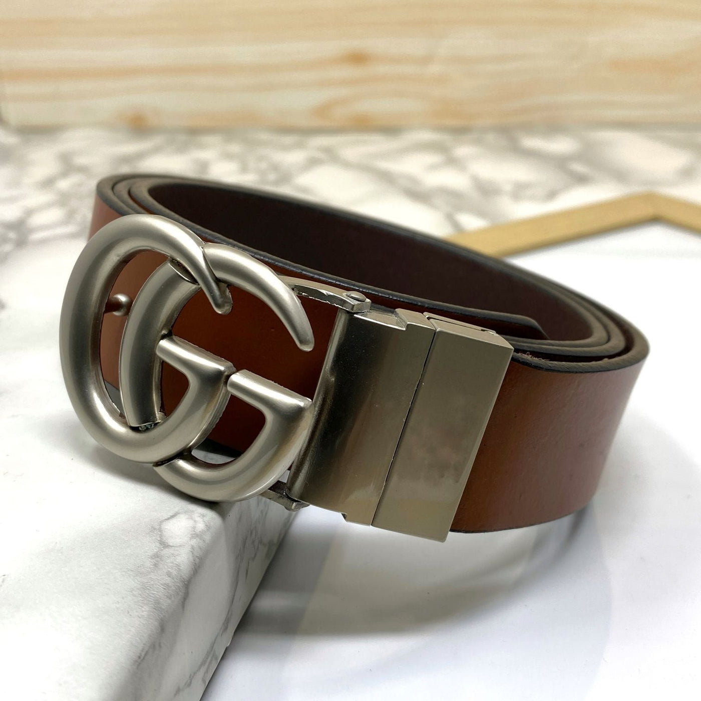 Formal and Casual GG Leather Strap Belt-UniqueandClassy