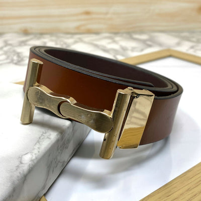 Vintage Design Leather Strap Belt-UniqueandClassy