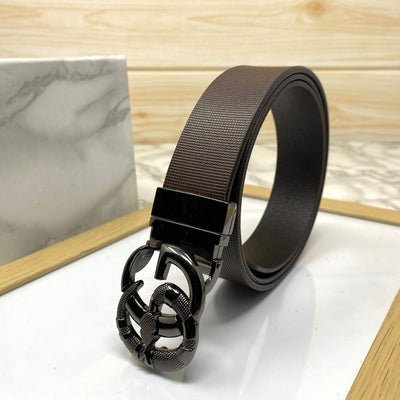 Classy Round Snake Design Leather Strap- UniqueandClassy