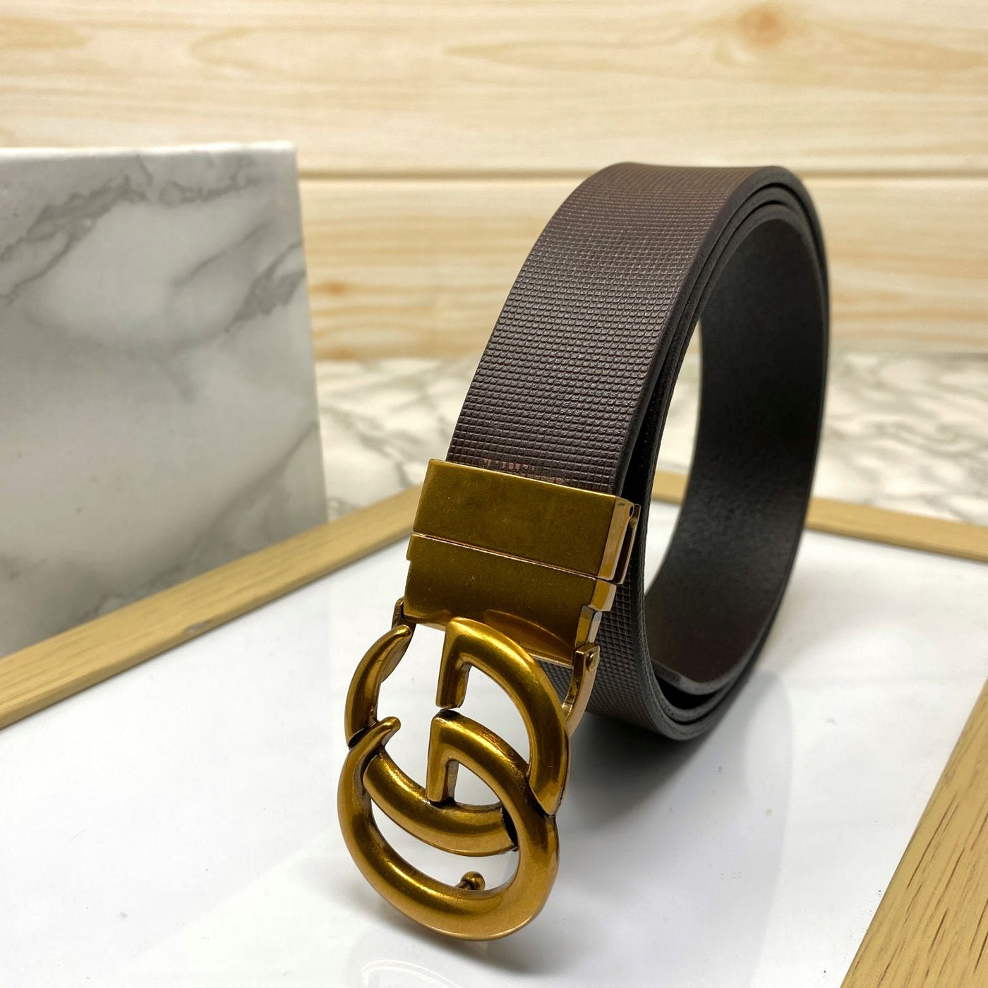 Formal and Casual GG Leather Strap Belt-UniqueandClassy