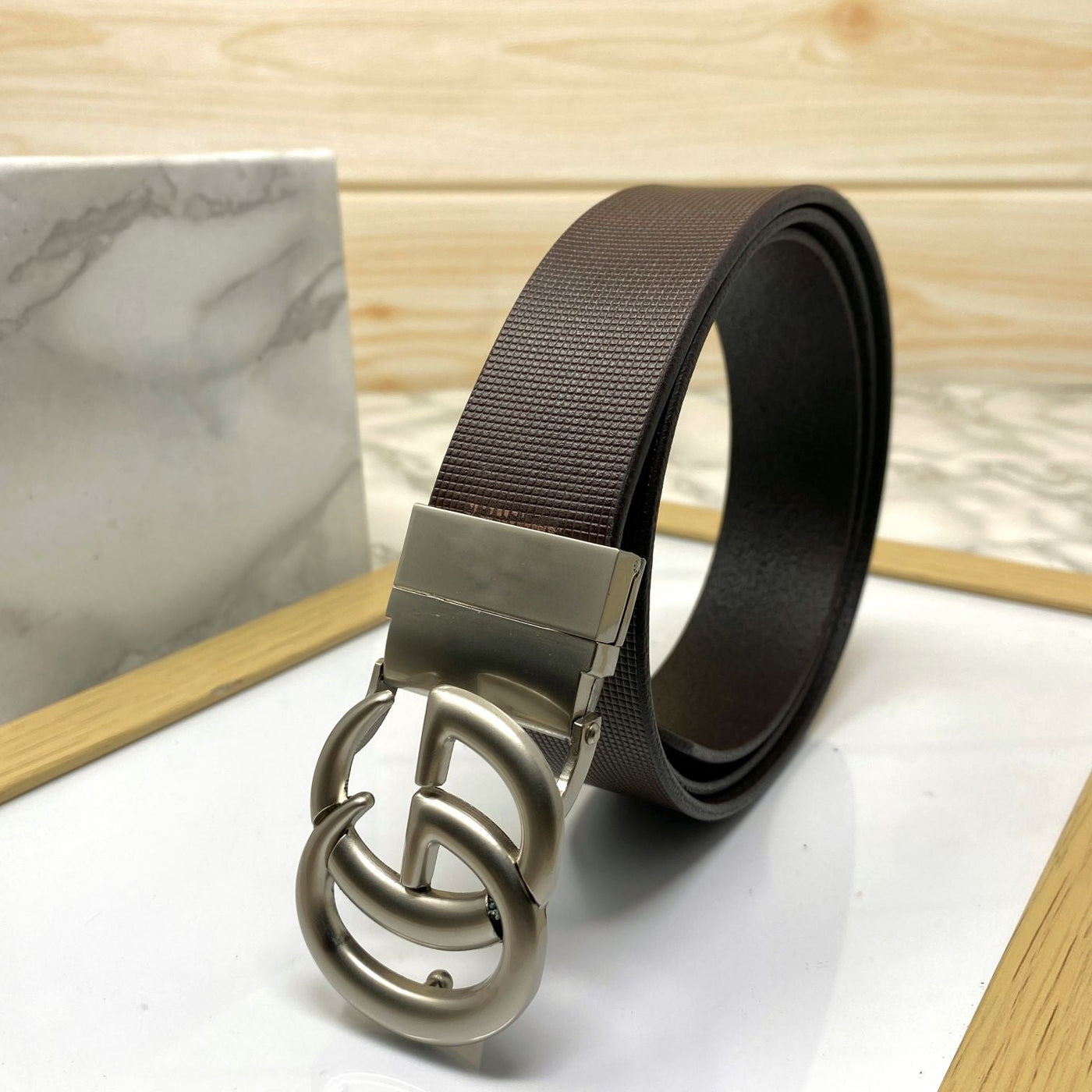 Formal and Casual GG Leather Strap Belt-UniqueandClassy