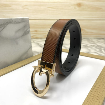 Small G Letter Reversible Strap Belt For Men-UniqueandClassy