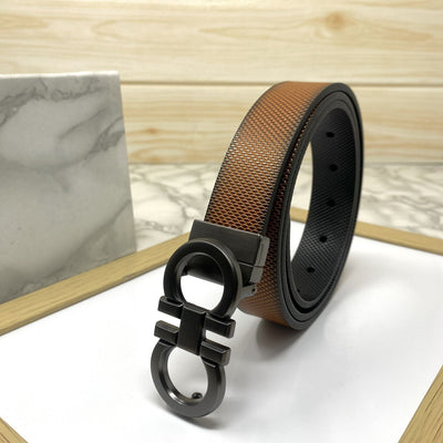 Small Design Formal and Casual Reversible Belt -UniqueandClassy