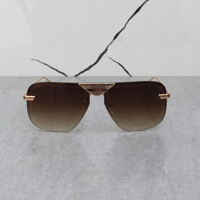 Stylish Rimless Oversized Square Sunglasses For Men And Women-Unique and Classy