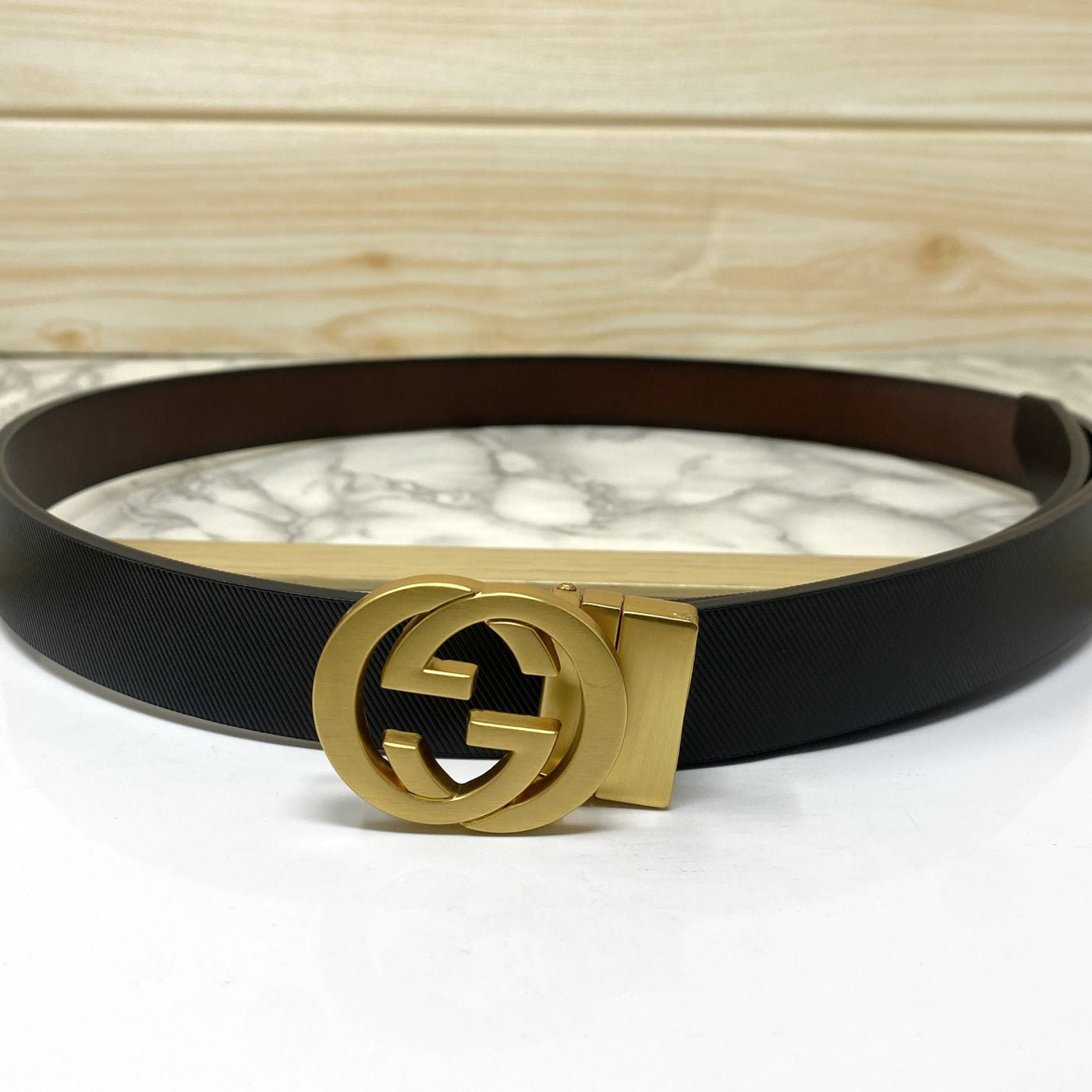 Classic Design Reversible Strap Belt For Men-UniqueandClassy