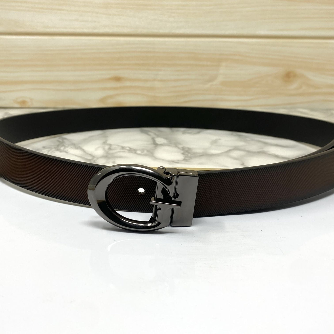 Small G Letter Reversible Strap Belt For Men-UniqueandClassy