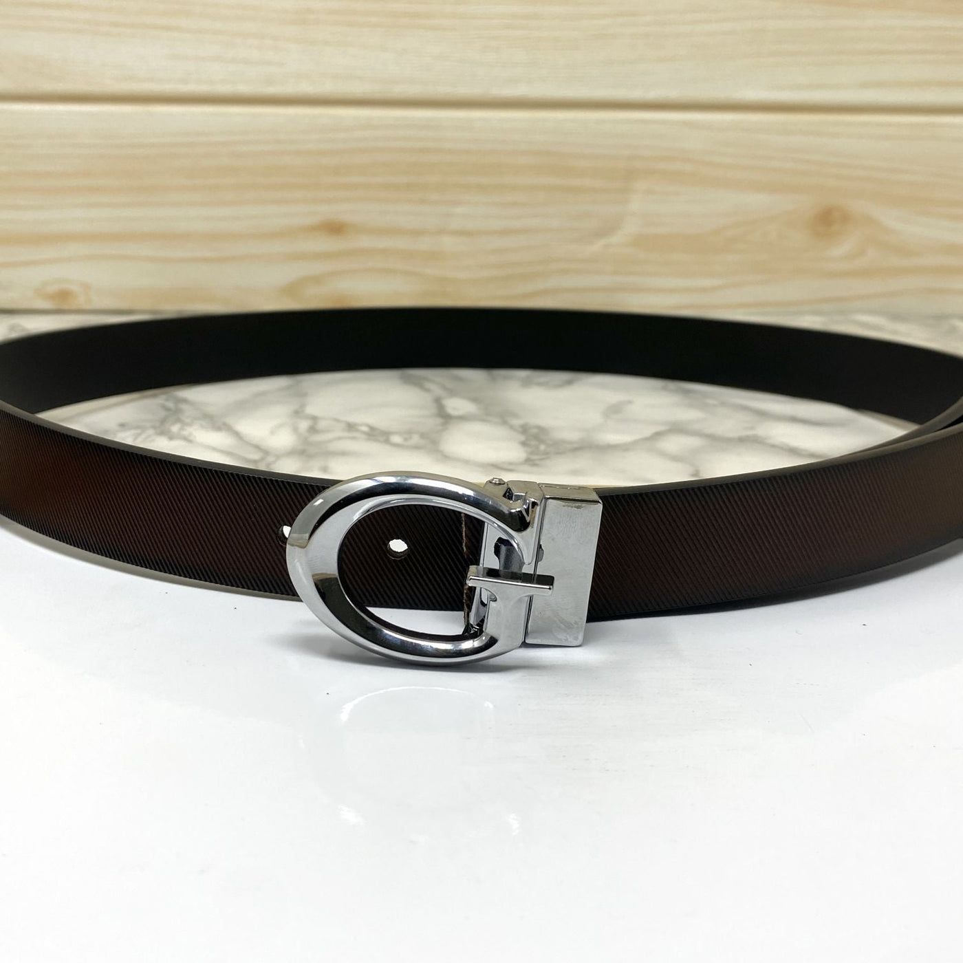 Small G Letter Reversible Strap Belt For Men-UniqueandClassy