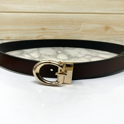 Small G Letter Reversible Strap Belt For Men-UniqueandClassy