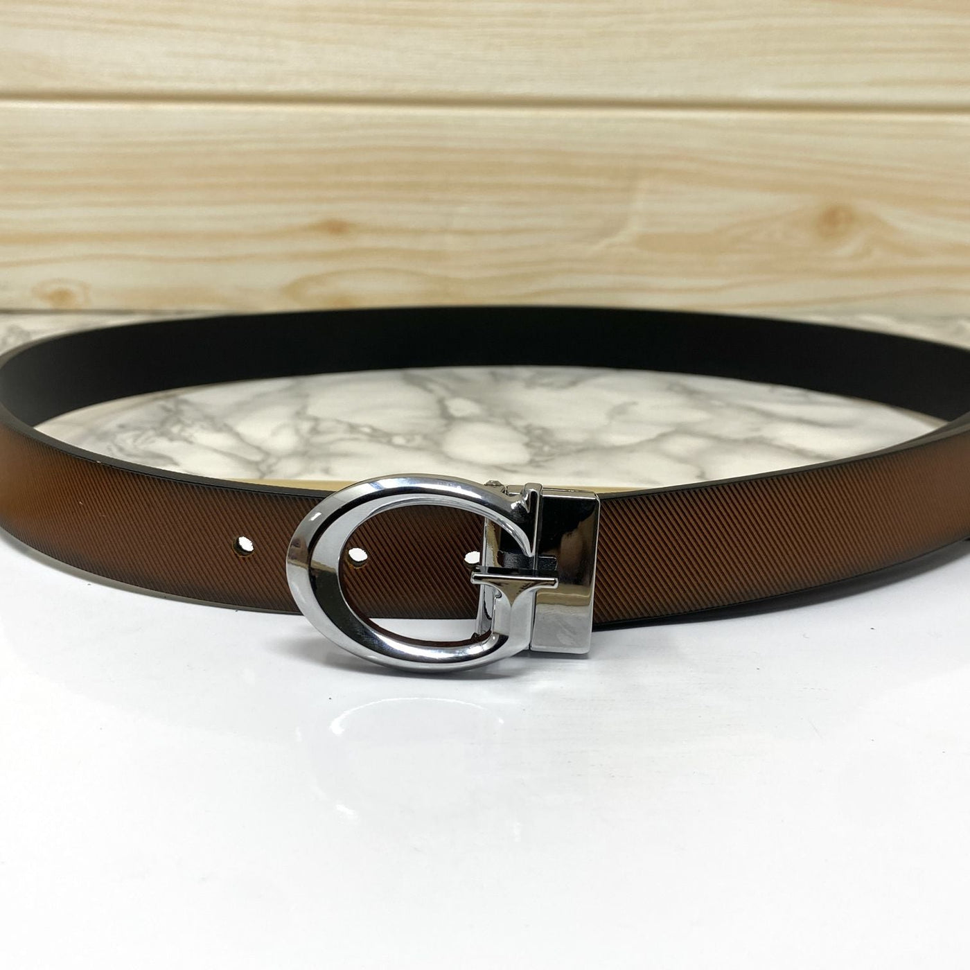 Small G Letter Reversible Strap Belt For Men-UniqueandClassy