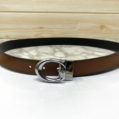 Small G Letter Reversible Strap Belt For Men-UniqueandClassy