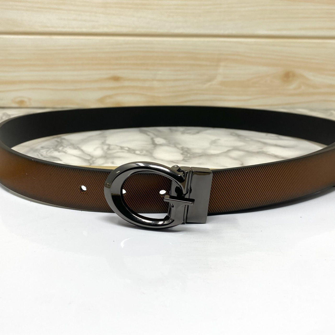 Small G Letter Reversible Strap Belt For Men-UniqueandClassy