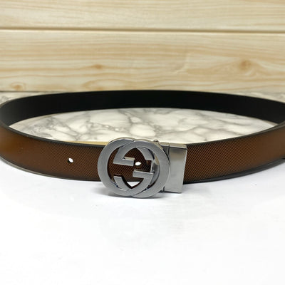 Classic Design Reversible Strap Belt For Men-UniqueandClassy